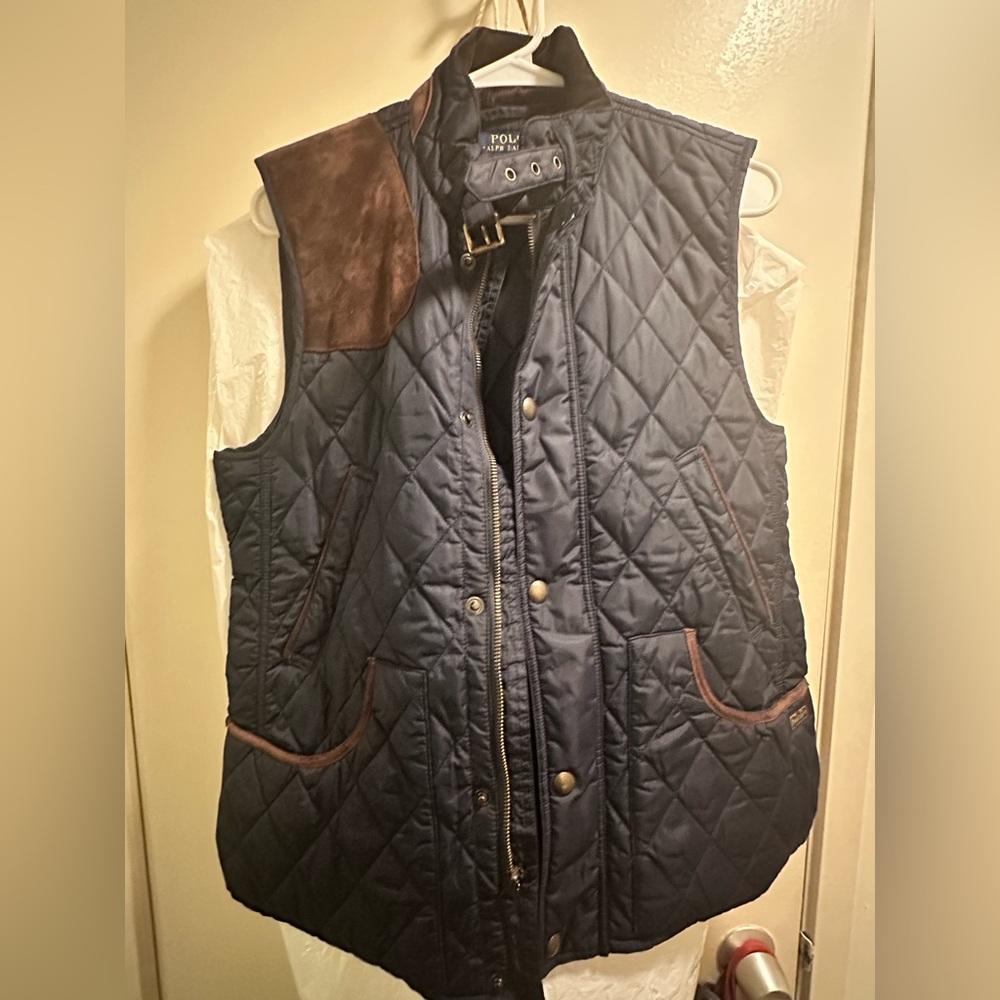 Authentic Ralph Lauren Women’s Quilted Vest-size Large